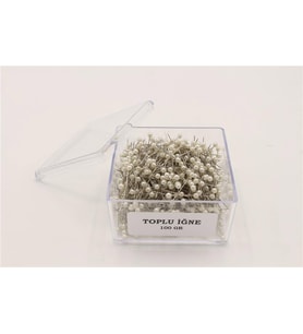 100 Gr Başlı Toplu İğne - STD Beyaz