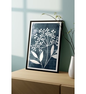 Çerçeveli Tablo Modern Sanatsal Dekorasyon Ev Dekoru Çerçeve Abstract Özc-444 Siyah
