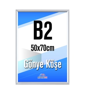 Alüminyum Çerçeve Gönye Köşe 50x70cm B2