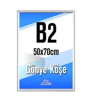 Alüminyum Çerçeve Gönye Köşe 50x70cm B2