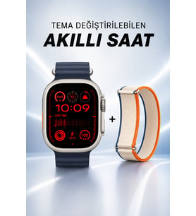 Akıllı Saat Yeni Nesil Sesli Asistan Uyku ve Sağlık Takibi Adımsayar