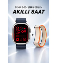 Akıllı Saat Yeni Nesil Sesli Asistan Uyku ve Sağlık Takibi Adımsayar