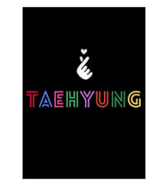 Kore Kalp Taehyung Dinamit (sevgililer Günü Hediyesi) Tablo Ahşap Poster Dekoratif Kod36