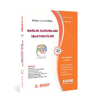 Egem Eğitim Yayınları Güncel (aöf) Sağlık Kurumları Işletmeciliği 2.sınıf 4.dön "bah" (Çok Renkli)