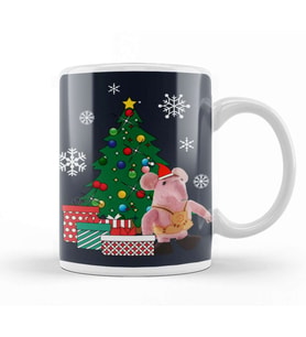 Clanger Around The Christmas Tree Kupa Bardak Porselen