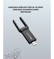 Usb 3.0 Wireless Adaptör – 2.4ghz & 5ghz Destekli