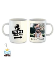 İsme Özel Kupa Bardak ve Anahtarlık Hediye -4 (Model 2)