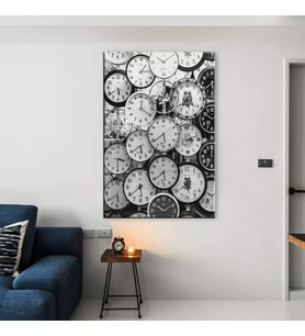 Miyrem Exclusive Serie" Soyut Sanat Saatler Kanvas Tablo