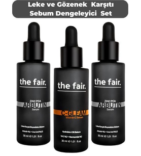 the fair. Leke ve Gözenek Karşıtı Sebum Dengeleyici Cilt Bakım Seti 