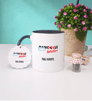 Radyoloji Teknikeri Kupa Bardak Siyah ve Anahtarlık