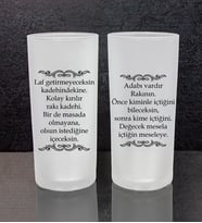 eJOYA Rakı Sözleri 2'li Rakı Bardağı 111506