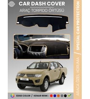 MITSUBISHI L200 (2006-2015) Torpido Örtüsü Ön Göğüs Koruma Araca Özel Tam Uyum Kaymaz