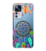 PrintiFy Xiaomi Mi 12T Pro ile Uyumlu 1mm Slim Fit Nazar Boncuğu 6 Baskılı Şeffaf  Kılıf