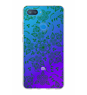 Xiaomi Mi 8 Lite Uyumlu Kapak Nostalji Desen Tasarımlı Şeffaf Silikon Kılıf