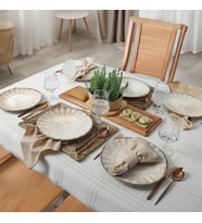 Vintage Cream Sirius Servis Tabağı 27 Cm 6 Adet 22146