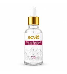 Kolajen Serum – Vitamin Kompleksi – 30 Ml. Canlandırıcı & Gözenek Sıkılaştırıcı ve Nemlendirici – 30 ML.