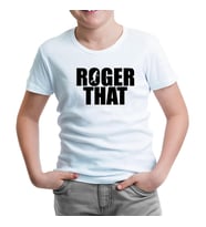 Tenis - Roger That Beyaz Çocuk Tshirt