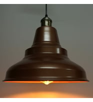 Retro Metal Sarkıt Avize Rustik Tekli Sarkıt Mat Bakır Cafe Mutfak Aydınlatma
