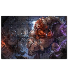 Cakapuzzle League Of Legends Gragas Görseli Puzzle Yapboz MDF (Ahşap) (120 Parça)