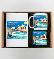 Pamukkale Tasarımlı Defter,Kupa Ve Bardak Altlığı Seti