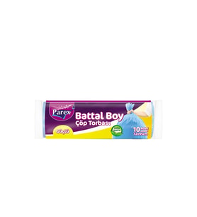 Güçlü Çöp Torbası Battal Boy 10'lu 72 x 95 cm 50 Paket 1 Koli