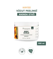 Noreana Kayısı Vegan Body Scrub 500 ml - Onarıcı Batık Karşıtı & Nem Desteği Vücut Peelingi 500 ml