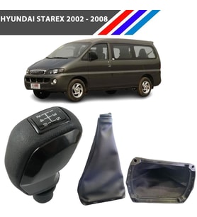 Otozet - Hyundai Starex Spor Vites Topuzu Siyah Renk Detaylı ve Körüğü Takım 2002-2008