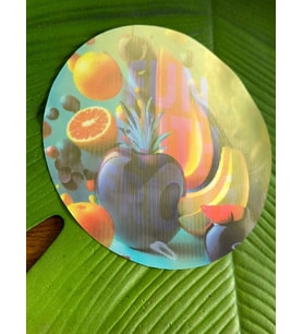 ÇAP 15 CM 3 BOYUTLU DEĞİŞEN ANANAS MEYVELER ARMA DİKİŞ GİYİM AKSESUARI