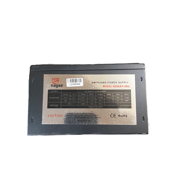 NAGAS N250(SY-250) 250WATT POWER SUPPLY 12 CM FANLI GÜÇ KAYNAĞI (2