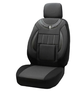 Dacia Lodgy Uyumlu Arka 3 Tekli Koltuk Kılıfı FÜME-SİYAH