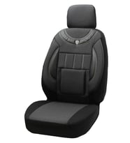 Dacia Lodgy Uyumlu Arka 3 Tekli Koltuk Kılıfı FÜME-SİYAH