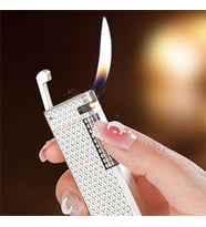 Parmida M1 Çarklı Mekanik Çakmak Gümüş (Taş)