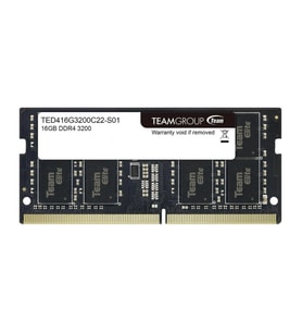 Team Elite TED416G3200C22-S01 16GB DDR4 3200MHz CL22 Notebook Bellek (Siyah)