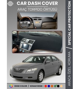 TOYOTA CAMRY (2006-2012) Torpido Örtüsü Ön Göğüs Halı Torpido Koruma Tam Uyum Çatlamayı Önler Kaymaz