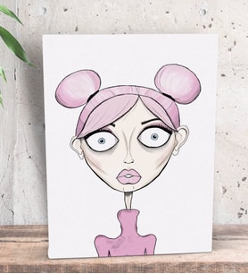 BK Gift Calling All İnkaholics Tasarımlı Dekoratif Mini Kanvas Tablo 15x20cm-1