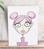 BK Gift Calling All İnkaholics Tasarımlı Dekoratif Mini Kanvas Tablo 15x20cm-1