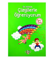 3 Yaş İlk Adımda Çizgilerle Öğreniyorum Kitabı Meşe Yayınları