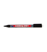Edding 361 İnce Uçlu Yazı Tahtası Kalemi SİYAH 