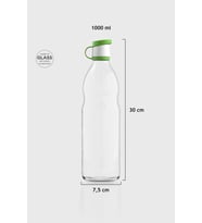 Renga Zen 1000 ml Cam Şişe 181001 Toz Pembe (Yeşil)
