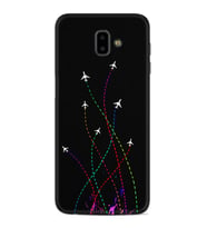 Samsung J6 Plus J7 Prime J7 Pro M20 Kılıf Desenli Silikon Line Planet 1736