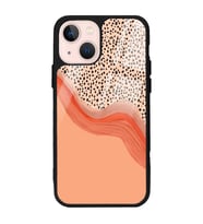 iPhone 13 Nude Benekli Tasarımlı Glossy Telefon Kılıfı