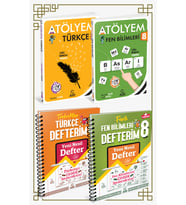 Arı Yayıncılık 8. SINIF ARI YAYINLARI FEN BİLİMLERİ+TÜRKÇE VE DEFTER SETİ (Çok Renkli)