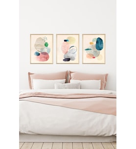 Triple Art Abstract Ahşap Tablo
