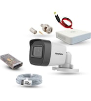 Hikvision 4'lü Kamera Paketi (Siyah - Beyaz)