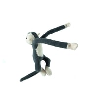 Pelüş Maymun  Sevimli Sarılan Maymun Gri 50 Cm