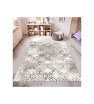 Rovigo Home Dijital Baskı Yıkanabilir Kaymaz Taban Salon Halısı RVG0433 (Kahverengi)