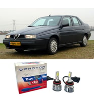Alfa Romeo 155 Led Xenon Kısa Far Ampulü H1 Duo Yeni Seri Beyaz