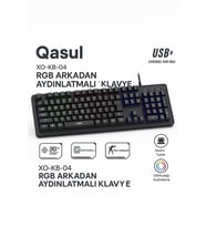 RGB Arkadan Aydınlatmalı Oyuncu Klavyesi Dayanıklı,Pro Gamer, Renkli Işıklandırma Yüksek Performans