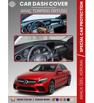 MERCEDES C-CLASS W205 (2014-2020) Torpido Örtüsü Premium Kalite Torpido Koruma Özel Kesim UV Koruma