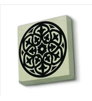 Barok Desen Baskılı Doğaltaş  Magnet(KD-059)Buzdolabı Süsü